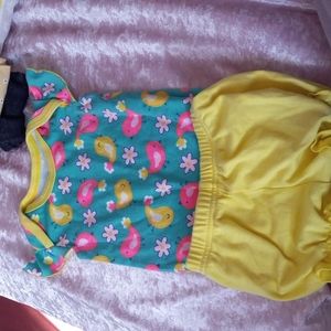 A matching baby outfit set